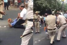 লকডাউনে জমায়েত হঠাতে গেলে পুলিশকে বাধা, গাড়ি ভাঙচুর, আক্রান্ত ৫ পুলিশকর্মী