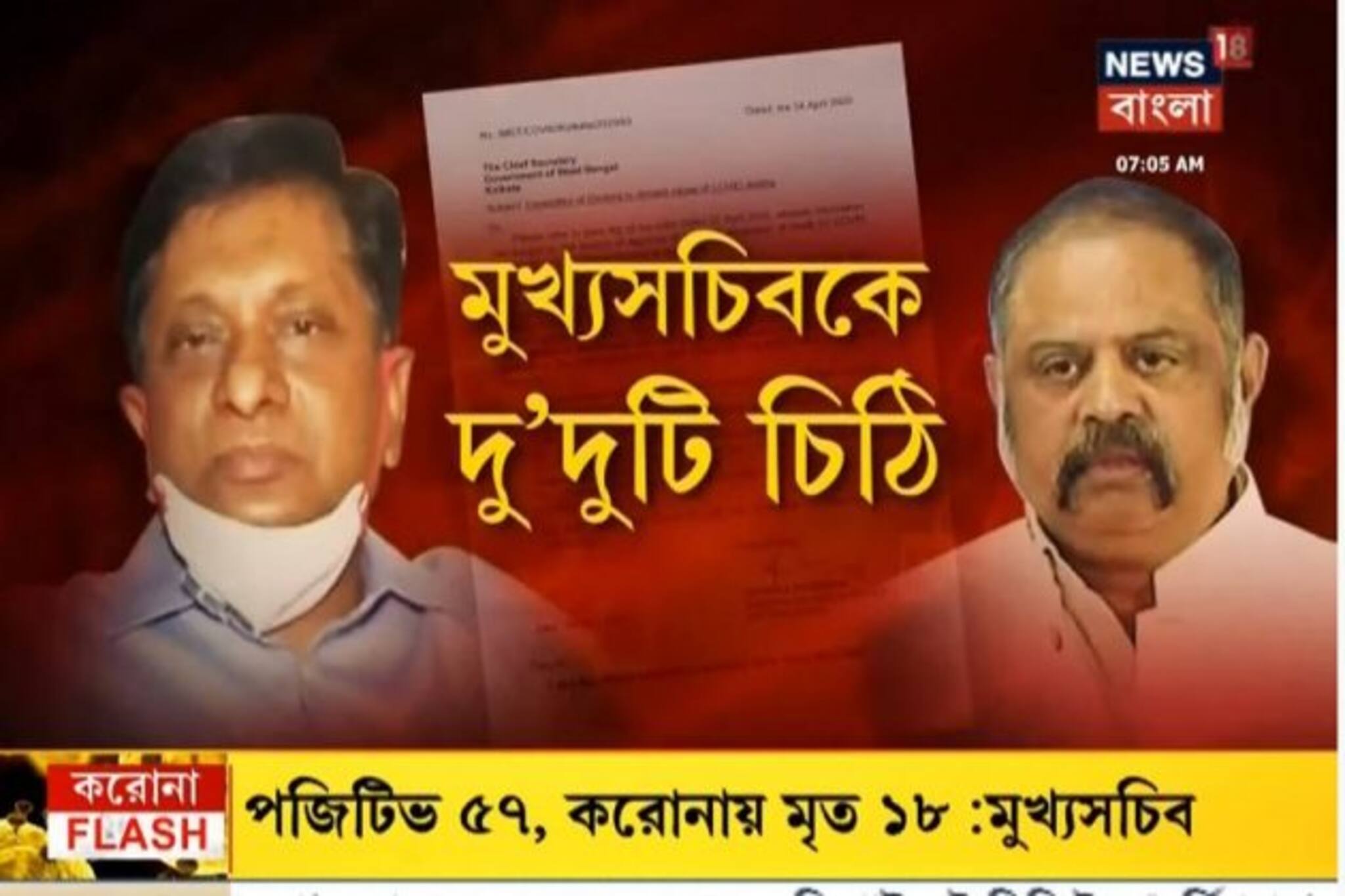 একগুচ্ছ প্রশ্নের জবাব চেয়ে কেন্দ্রীয় দলের চিঠি রাজ্যের স্বাস্থ্য বিভাগকে