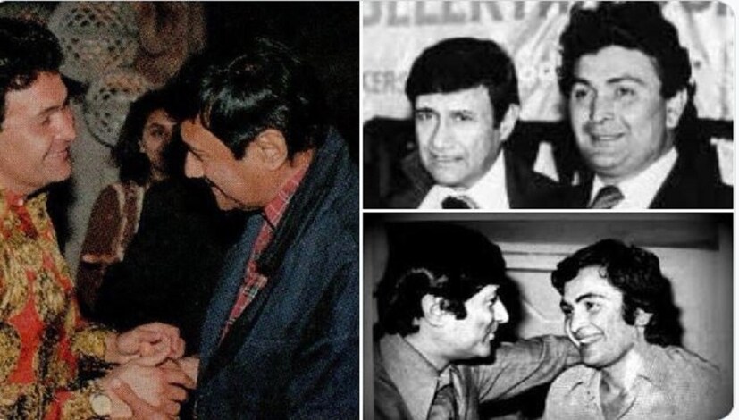 দেবানন্দের সঙ্গে ঋষি কাপুর।