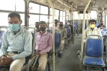 সামাজিক দূরত্ব বজায় রেখে, মাত্র ২০জন যাত্রী নিয়ে বাস চললো দিল্লিতে ! দেখুন ছবি