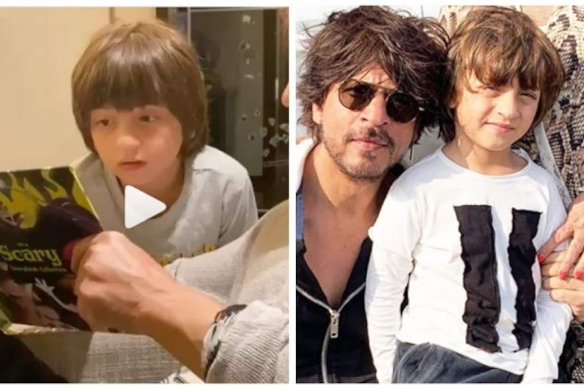 বাবার কাছে গল্প শুনেই কাটলো আব্রামের জন্মদিন ! দেখুন ভিডিও