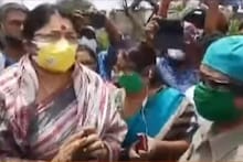আমফান দুর্গতদের ত্রাণ দিতে গিয়ে লকেটকে বাধা পুলিশের, দেখুন