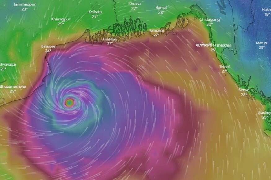 পরে শক্তিক্ষয় হয়ে অতি শক্তিশালী ঘূর্ণিঝড় হবে৷ বিকেল সাড়ে ৫টায় ঝড়ের গতিবেগ থাকবে ১৫০ থেকে ১৮০ কিমি প্রতি ঘণ্টায়৷ রাত সাড়ে ১১টায় এই ঝড়ের গতিবেগ থাকবে ১১০ থেকে ১৪৫ কিমি প্রতি ঘণ্টা৷ পরে শক্তিক্ষয় হয়ে অতি শক্তিশালী ঘূর্ণিঝড় হবে৷ বিকেল সাড়ে ৫টায় ঝড়ের গতিবেগ থাকবে ১৫০ থেকে ১৮০ কিমি প্রতি ঘণ্টায়৷ রাত সাড়ে ১১টায় এই ঝড়ের গতিবেগ থাকবে ১১০ থেকে ১৪৫ কিমি প্রতি ঘণ্টা৷