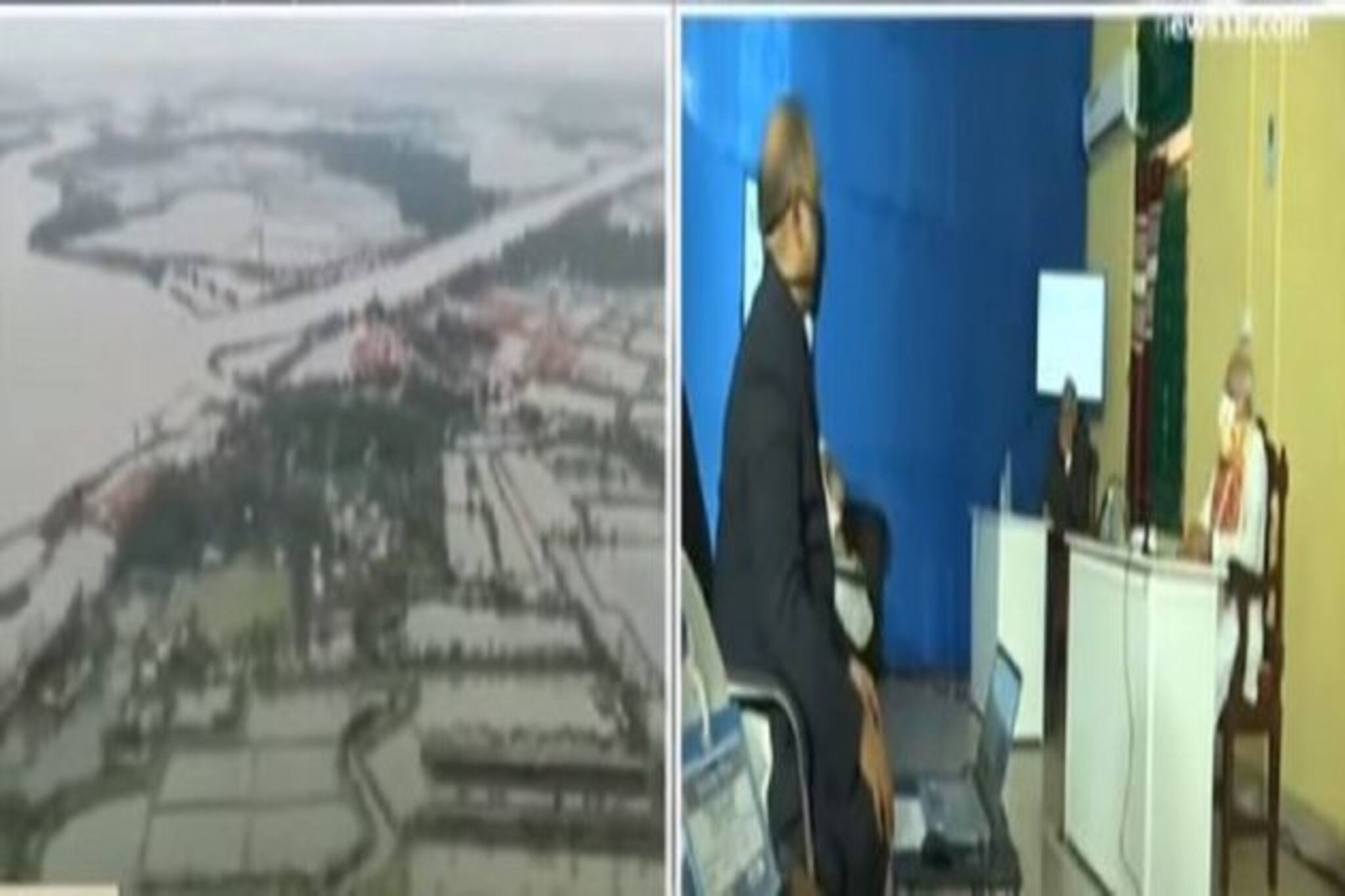 পুরো প্লাবিত দক্ষিণবঙ্গ,  হেলিকপ্টার থেকে কী ছবি দেখলেন মোদি-মমতা