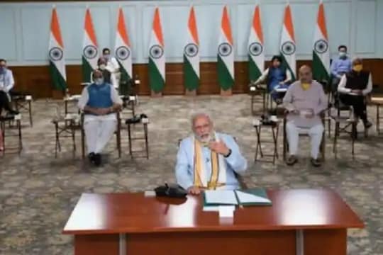 PM Modi interacts with chief ministers
