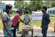 সংক্রমণ রুখতে উদ্যোগ, পরিযায়ী শ্রমিকদের থাকা খাওয়ার দায়িত্ব নিলেন গ্রামবাসীরা