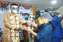 বৌভাতের দিন সিভিক পুলিশ কর্মী করোনা পজিটিভ, সেরে উঠতে কোভিড হাসপাতালেই হল বিয়ে