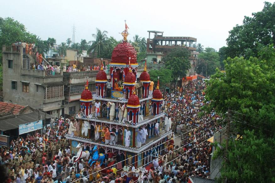  দেশের দ্বিতীয় প্রাচীনতম মাহেশের রথ ।
