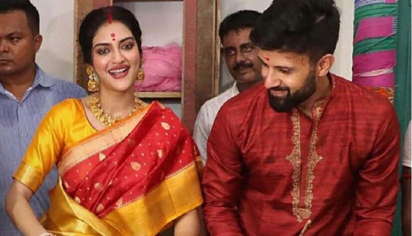 বিয়ে এবং নতুন কাজের দায়িত্ব একা হাতে সামলেছেন নুসরত। photo source collected 