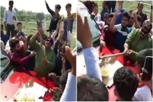 চলছে লকডাউন, মাঝরাস্তায় গাড়ি রেখে, বনেটের উপর কেক কেটে বার্থ ডে পালন বিধায়কের