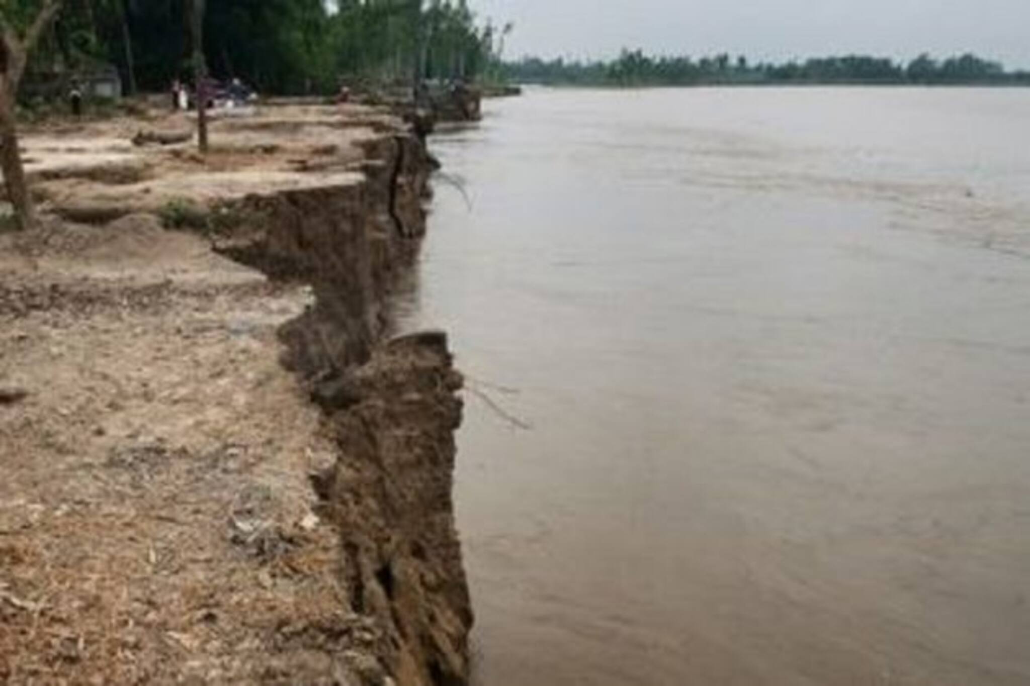 ভাগীরথীতে তলিয়ে গেল কয়েক বিঘা জমি, ঘুম উড়েছে স্থানীয়দের