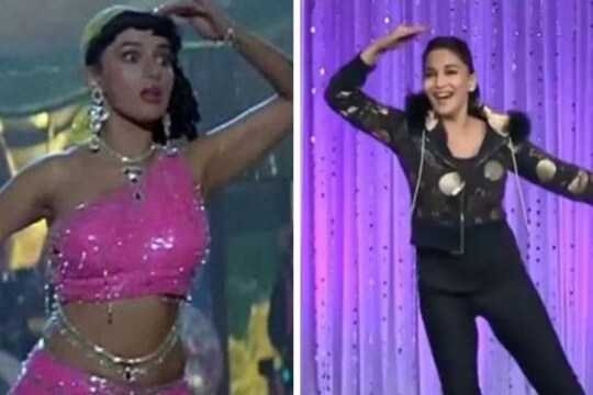 Madhuri Dixit Dances Saroj Khan Ek do Teen after 31 years