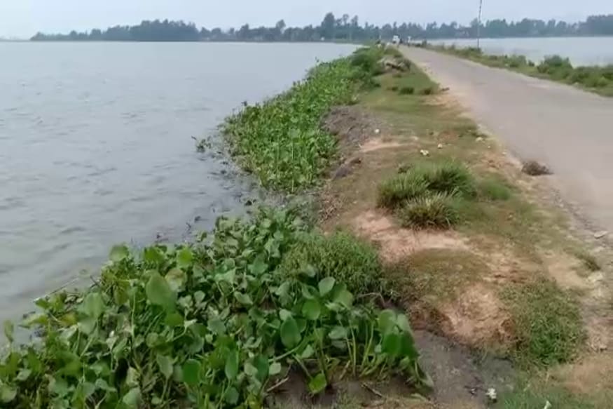 *রাস্তার পাশের কয়েকশো বিঘা চাষের জমি ইতিমধ্যেই নদীর জলে প্লাবিত হয়েছে। নদীর জল রাস্তার ধারে আঘাত করায় কিছু জায়গায় রাস্তা বসে গিয়েছে। কিছু জায়গায় রাস্তার পাড়ে শুরু হয়েছে ভাঙ্গন। *রাস্তার পাশের কয়েকশো বিঘা চাষের জমি ইতিমধ্যেই নদীর জলে প্লাবিত হয়েছে। নদীর জল রাস্তার ধারে আঘাত করায় কিছু জায়গায় রাস্তা বসে গিয়েছে। কিছু জায়গায় রাস্তার পাড়ে শুরু হয়েছে ভাঙ্গন।