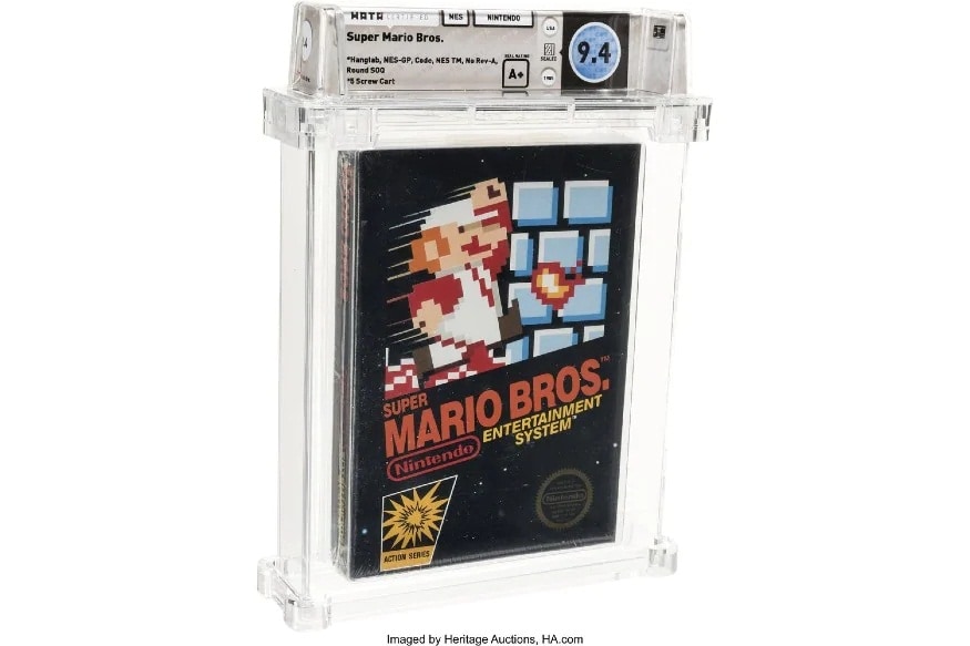 গত বছর Super Mario Bros গেমটির একটি কপি ১০০,১৫০ ডলার (প্রায় ৭৫,৩০,৬২৯) টাকায় বিক্রি হয়েছিল। মানে আগের থেকে প্রায় ১৪,০০০ ডলার (প্রায় ১০.৫ লক্ষ টাকা) বেশিতে বিক্রি হয়েছে। গত বছর Super Mario Bros গেমটির একটি কপি ১০০,১৫০ ডলার (প্রায় ৭৫,৩০,৬২৯) টাকায় বিক্রি হয়েছিল। মানে আগের থেকে প্রায় ১৪,০০০ ডলার (প্রায় ১০.৫ লক্ষ টাকা) বেশিতে বিক্রি হয়েছে।