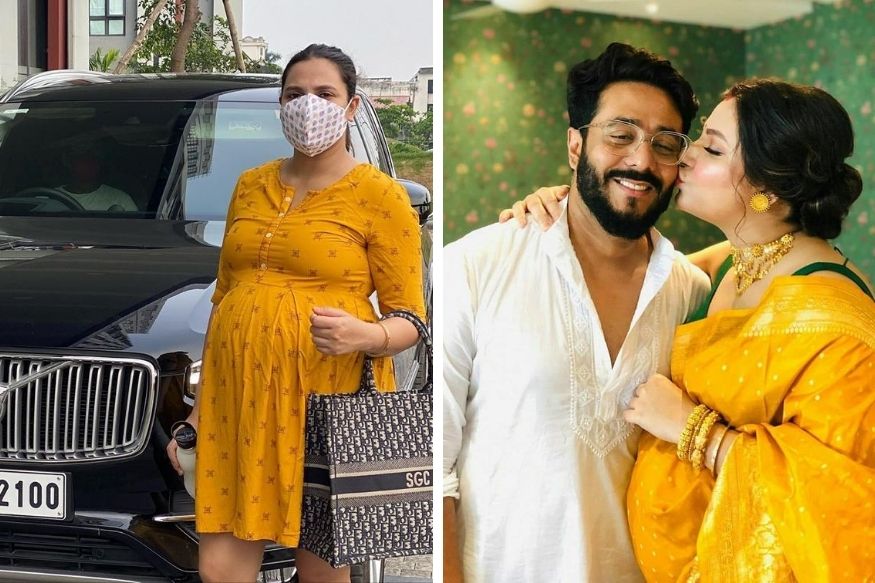 • খুব শীঘ্রই সে আসছে । হয়তো আর মাস খানেকের অপেক্ষা। এই তো কিছুদিন আগে জমজমাট সাধের অনুষ্ঠান হয়ে গেল চক্রবর্তী পরিবারে । ছবি: ইনস্টাগ্রাম । • খুব শীঘ্রই সে আসছে । হয়তো আর মাস খানেকের অপেক্ষা। এই তো কিছুদিন আগে জমজমাট সাধের অনুষ্ঠান হয়ে গেল চক্রবর্তী পরিবারে । ছবি: ইনস্টাগ্রাম ।