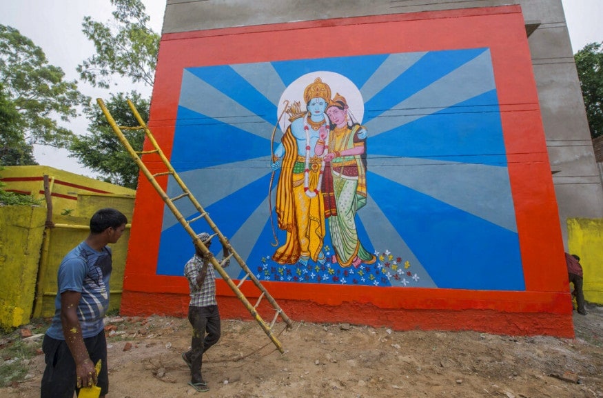 ৫ অগাস্ট ১২.১৩ মিনিটে হবে ভূমি পুজোর অনুষ্ঠান। ভূমি পুজো চলবে ১ ঘণ্টা ধরে। পুজো করবেন বারাণসীর পুরোহিতরা। (Image: AP) ৫ অগাস্ট ১২.১৩ মিনিটে হবে ভূমি পুজোর অনুষ্ঠান। ভূমি পুজো চলবে ১ ঘণ্টা ধরে। পুজো করবেন বারাণসীর পুরোহিতরা। (Image: AP)