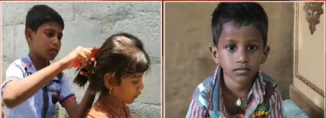 তেলেঙ্গনার ইয়াদারি ভুবনগিরি জেলার তিন শিশু তাদের বাবা-মাকে হারিয়েছে। বাবা চলে গিয়েছেন আগেই, মায়ের মৃত্যু হয় সম্প্রতি! তারপর থেকেই এই অনাথ শিশুদের দায়িত্ব নেওয়ার কেউ নেই! এক ঠাকুমা রয়েছেন, কিন্তু তাঁরও বয়স অনেক। দিশেহারা অবস্থায় দিন কাটছিল ৩ অসহায় শিশুর। তেলেঙ্গনার ইয়াদারি ভুবনগিরি জেলার তিন শিশু তাদের বাবা-মাকে হারিয়েছে। বাবা চলে গিয়েছেন আগেই, মায়ের মৃত্যু হয় সম্প্রতি! তারপর থেকেই এই অনাথ শিশুদের দায়িত্ব নেওয়ার কেউ নেই! এক ঠাকুমা রয়েছেন, কিন্তু তাঁরও বয়স অনেক। দিশেহারা অবস্থায় দিন কাটছিল ৩ অসহায় শিশুর।