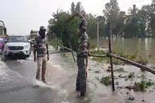নাগর নদীর জল ৩৪ নম্বর জাতীয় সড়কের উপর বয়ে যাওয়ায় যান চলাচলে বিঘ্নিত নাগর নদীর জল ৩৪ নম্বর জাতীয় সড়কের উপর বয়ে যাওয়ায় যান চলাচলে বিঘ্নিত