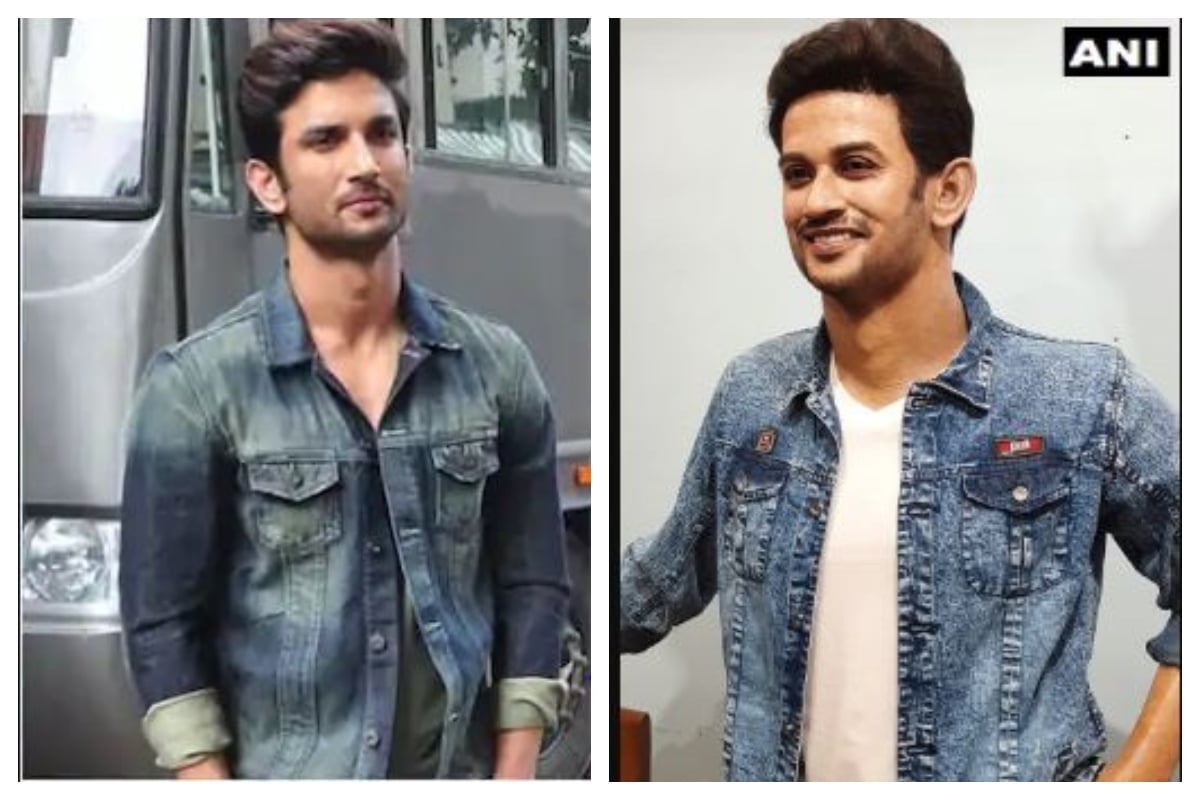 শিল্পীর হাতের ছোঁয়ায় মোমের মূর্তিতেই যেন জীবন্ত হয়ে উঠেছেন প্রয়াত অভিনেতা৷ দেড় মাসের চেষ্টায় ৫ ফুট ১০ ইঞ্চির এই মূর্তিটি তৈরি করেছেন সুশান্ত রায়৷ মূর্তির মুখে লেগে থাকা হাসিটাও যেন অবিকল আসল সুশান্ত সিং রাজপুতের মতোই৷Photo-ANI শিল্পীর হাতের ছোঁয়ায় মোমের মূর্তিতেই যেন জীবন্ত হয়ে উঠেছেন প্রয়াত অভিনেতা৷ দেড় মাসের চেষ্টায় ৫ ফুট ১০ ইঞ্চির এই মূর্তিটি তৈরি করেছেন সুশান্ত রায়৷ মূর্তির মুখে লেগে থাকা হাসিটাও যেন অবিকল আসল সুশান্ত সিং রাজপুতের মতোই৷Photo-ANI