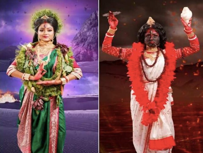 *দেবীর শাকম্ভরী রূপে হিসাবে বিশেষজ্ঞ অনুষ্ঠানে আত্মপ্রকাশ করবেন 'ফিরকি' ধারাবাহিকের জনপ্রিয় অভিনেত্রী সম্প্রীতি পোদ্দার। *দেবীর শাকম্ভরী রূপে হিসাবে বিশেষজ্ঞ অনুষ্ঠানে আত্মপ্রকাশ করবেন 'ফিরকি' ধারাবাহিকের জনপ্রিয় অভিনেত্রী সম্প্রীতি পোদ্দার।