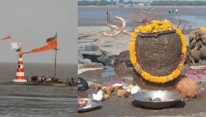 গুজরাতে আরব সাগরের নীচে এই মন্দির নিয়ে নানা মুণির নানা মত! প্রচলিত নানা কল্পকথা! সমুদ্রতীর থেকে প্রায় ১.৫ কিলোমিটার হাঁটলে দর্শন পাওয়া যায় শিবলিঙ্গের। তবে দিনের যে কোনও সময় নয়, দুপুর ১ টা থেকে রাত ১০টার মধ্যে শিবদর্শন করা যায়। গুজরাতে আরব সাগরের নীচে এই মন্দির নিয়ে নানা মুণির নানা মত! প্রচলিত নানা কল্পকথা! সমুদ্রতীর থেকে প্রায় ১.৫ কিলোমিটার হাঁটলে দর্শন পাওয়া যায় শিবলিঙ্গের। তবে দিনের যে কোনও সময় নয়, দুপুর ১ টা থেকে রাত ১০টার মধ্যে শিবদর্শন করা যায়।