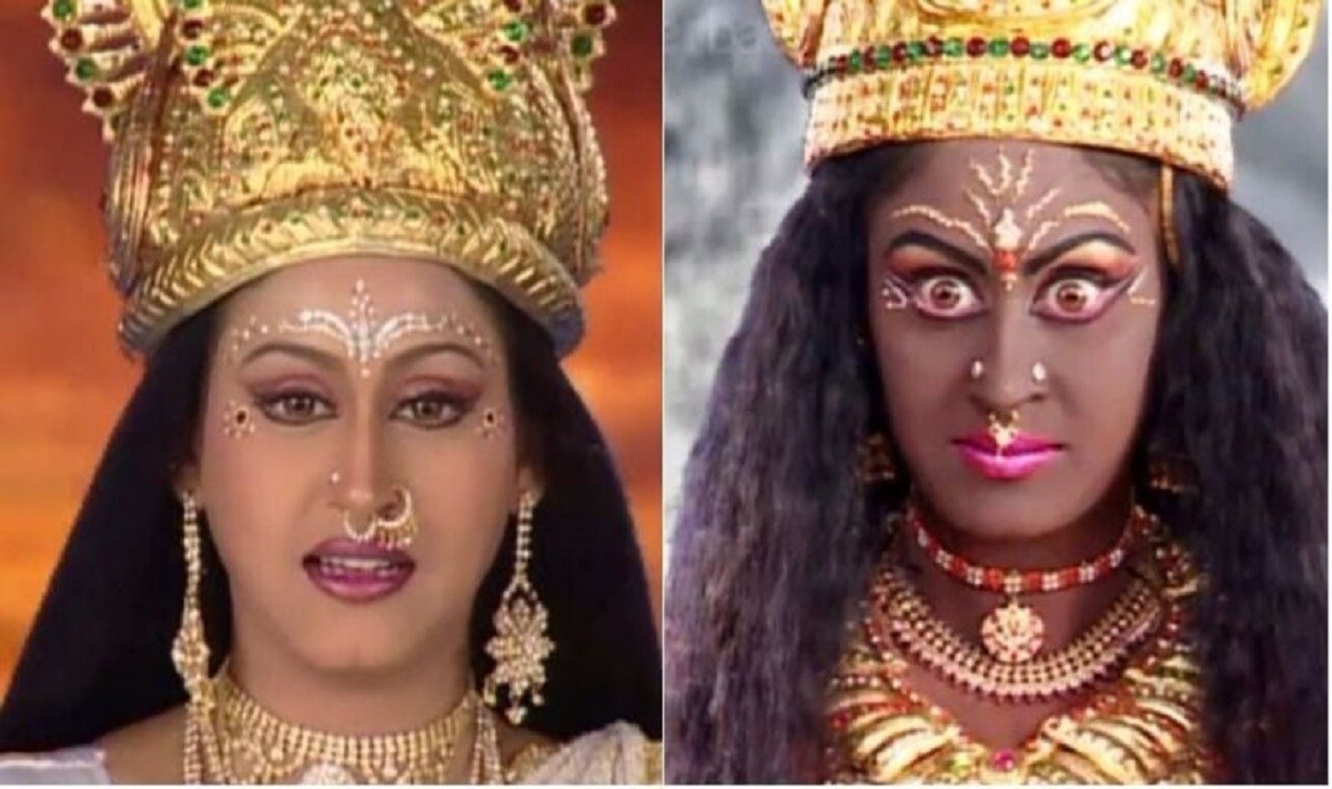 ইন্দ্রাণী হালদার। দূরদর্শনে মহালয়ার সকালে মহিষাসুরমর্দিনী হোক বা জি বাংলার মহালয়ার অনুষ্ঠান বা হিন্দি ধারাবাহিক- ইন্দ্রাণী হালদারের অসামান্য অভিনয় সব ক্ষেত্রেই সুবিচার করেছে। দেবীর নানা রূপ সার্থক ভাবে ফুটিয়ে তুলতে তাঁর জুড়ি কোথায়?photo source collected ইন্দ্রাণী হালদার। দূরদর্শনে মহালয়ার সকালে মহিষাসুরমর্দিনী হোক বা জি বাংলার মহালয়ার অনুষ্ঠান বা হিন্দি ধারাবাহিক- ইন্দ্রাণী হালদারের অসামান্য অভিনয় সব ক্ষেত্রেই সুবিচার করেছে। দেবীর নানা রূপ সার্থক ভাবে ফুটিয়ে তুলতে তাঁর জুড়ি কোথায়?photo source collected