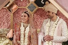 প্রথম ছবি: হাত জোড়া মেহেন্দি, উজ্জ্বল ঘাগড়া,বধূ বেশে চমক লাগালেন কাজল আগরওয়াল