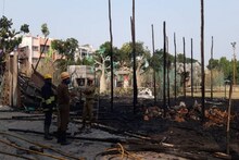সল্টলেকে পুজো মণ্ডপে ভয়াবহ আগুন, পুড়ে ছাই মণ্ডপ ‌