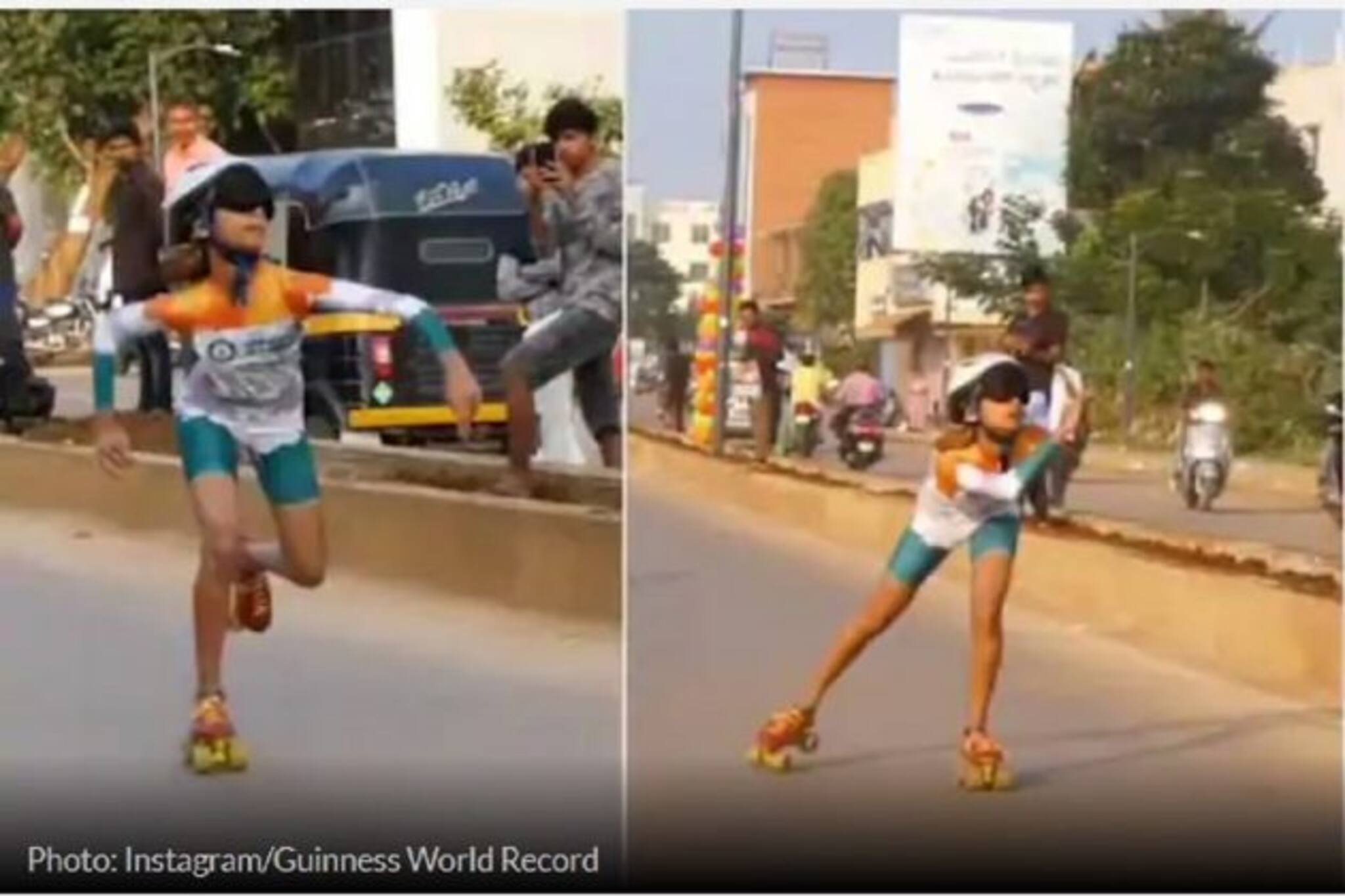 চোখ বাঁধা, রোলার স্কেটসে সব চেয়ে কম সময়ে ৪০০ মিটারের লক্ষ্যপূরণ ভারতীয় কিশোরীর, উঠল গিনেস বুকে নাম!