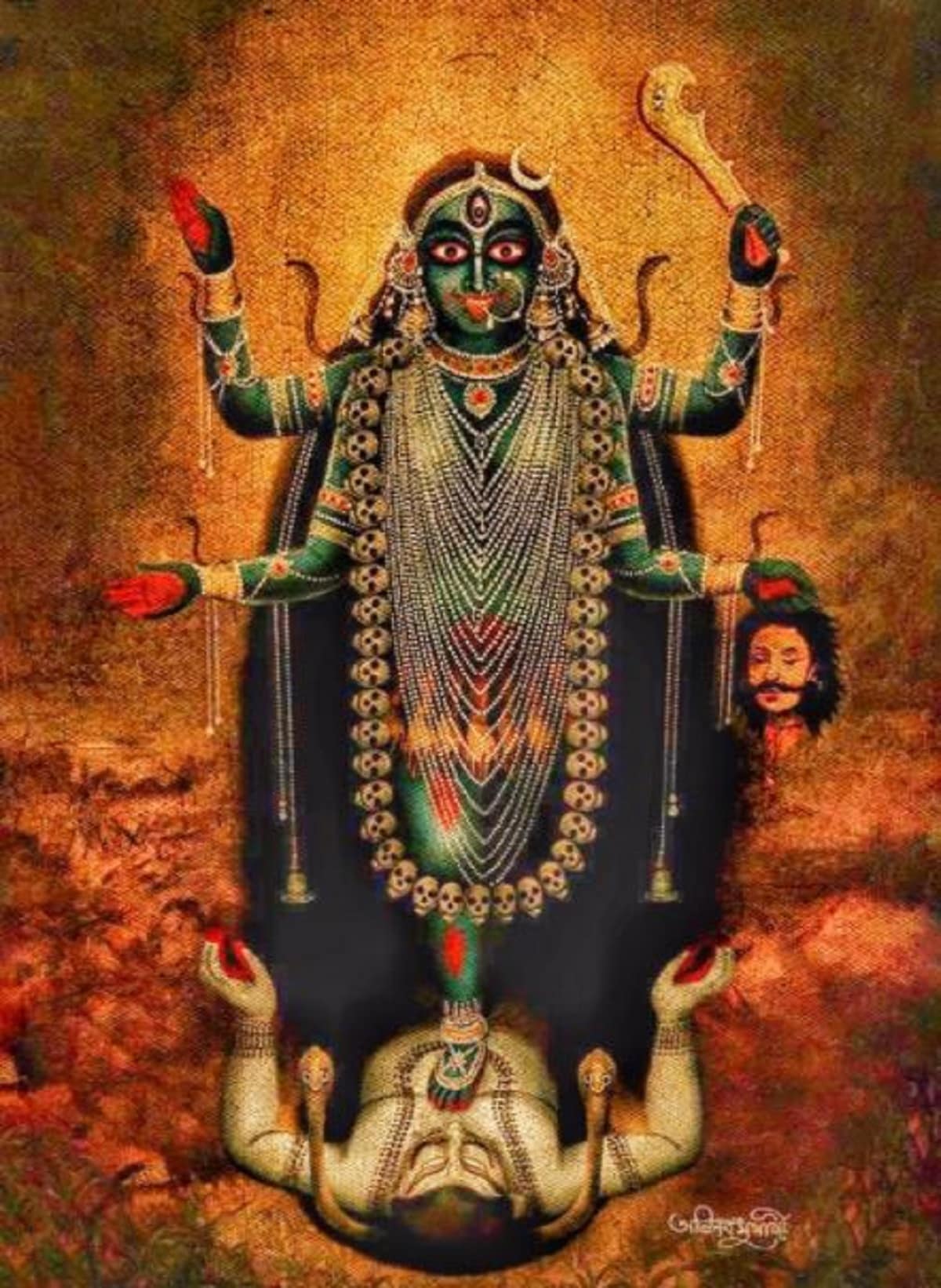 স্থান - শ্রীপর্বত, লডাখের নিকট, কাশ্মীর, ভারত; মতান্তরে: শ্রীশৈল, কুর্ণুল জেলা, অন্ধ্র প্রদেশ, ভারত,দেহ খন্ড বা অলঙ্কার - ডান পায়ের নূপুর, শক্তি - শ্রীসুন্দরী, ভৈরব – সুন্দরানন্দ। স্থান - বিভাষ, তামলুক, পূর্ব মেদিনীপুর জেলা, পশ্চিমবঙ্গ, ভারত। দেহ খন্ড বা অলঙ্কার - বাম পায়ের নূপুর। শক্তি - কপালিনী (ভীমরুপ, ) ভৈরব – সর্বানন্দ। স্থান - প্রভাস, বেরাবল স্টেশন থেকে ৪ কিলোমিটার সোমনাথ মন্দিরের নিকট, জুনাগড় জেলা, গুজরাট, ভারত। দেহ খন্ড বা অলঙ্কার - পাকস্থলী, শক্তি – চন্দ্রভাগা, ভৈরব – বক্রতুণ্ড। স্থান - ভৈরব পর্বত, শিপ্রা নদী তীরে ভৈরব পাহাড়ে, উজ্জয়িনী শহর হতে একটু দূর, মধ্য প্রদেশ, ভারত। দেহ খন্ড বা অলঙ্কার - উপরের ওষ্ঠ, শক্তি – অবন্তী, ভৈরব – লম্বকর্ণ। স্থান - বাণী, নাসিক, মহারাষ্ট্র, ভারত। দেহ খন্ড বা অলঙ্কার - চিবুক/থুতনি, শক্তি – ভ্রামরী,ভৈরব – বিকৃতাক্ষ।Photo- Collected স্থান - শ্রীপর্বত, লডাখের নিকট, কাশ্মীর, ভারত; মতান্তরে: শ্রীশৈল, কুর্ণুল জেলা, অন্ধ্র প্রদেশ, ভারত,দেহ খন্ড বা অলঙ্কার - ডান পায়ের নূপুর, শক্তি - শ্রীসুন্দরী, ভৈরব – সুন্দরানন্দ। স্থান - বিভাষ, তামলুক, পূর্ব মেদিনীপুর জেলা, পশ্চিমবঙ্গ, ভারত। দেহ খন্ড বা অলঙ্কার - বাম পায়ের নূপুর। শক্তি - কপালিনী (ভীমরুপ, ) ভৈরব – সর্বানন্দ। স্থান - প্রভাস, বেরাবল স্টেশন থেকে ৪ কিলোমিটার সোমনাথ মন্দিরের নিকট, জুনাগড় জেলা, গুজরাট, ভারত। দেহ খন্ড বা অলঙ্কার - পাকস্থলী, শক্তি – চন্দ্রভাগা, ভৈরব – বক্রতুণ্ড। স্থান - ভৈরব পর্বত, শিপ্রা নদী তীরে ভৈরব পাহাড়ে, উজ্জয়িনী শহর হতে একটু দূর, মধ্য প্রদেশ, ভারত। দেহ খন্ড বা অলঙ্কার - উপরের ওষ্ঠ, শক্তি – অবন্তী, ভৈরব – লম্বকর্ণ। স্থান - বাণী, নাসিক, মহারাষ্ট্র, ভারত। দেহ খন্ড বা অলঙ্কার - চিবুক/থুতনি, শক্তি – ভ্রামরী,ভৈরব – বিকৃতাক্ষ।Photo- Collected