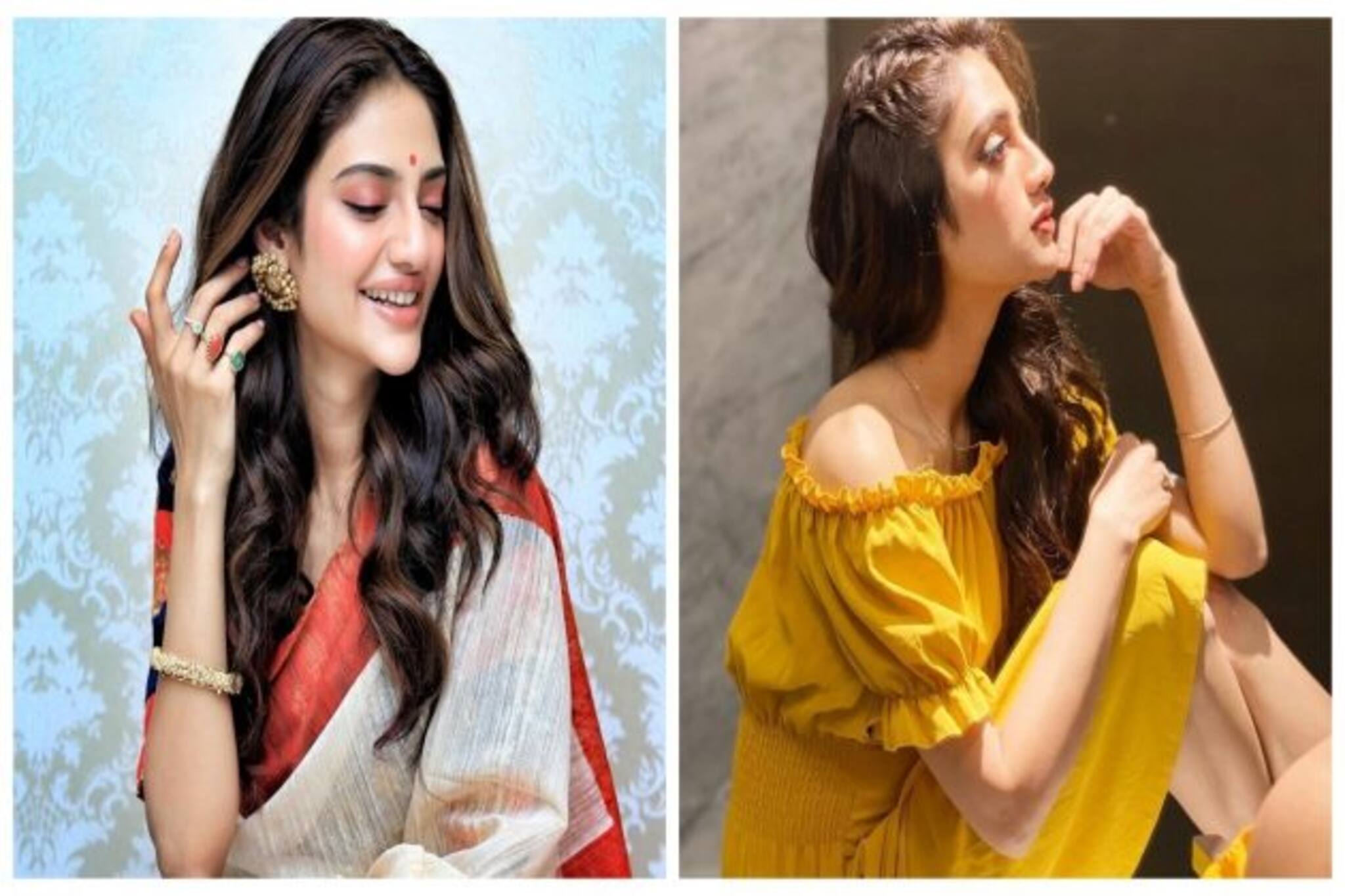 কখনও শাড়ি, কখনও শর্ট ড্রেস ! সোশ্যাল মিডিয়ায় নুসরত ঝড় !