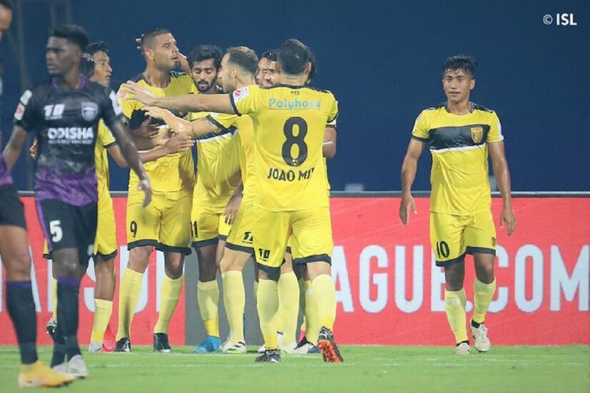 আইএসএলে জয় দিয়ে অভিযান শুরু করল হায়দরাবাদ ৷ নিজেদের প্রথম ম্যাচে তারা ওড়িশা এফসি কে হারাল ১-০ গোলে৷ Photo- ISL/Twitter