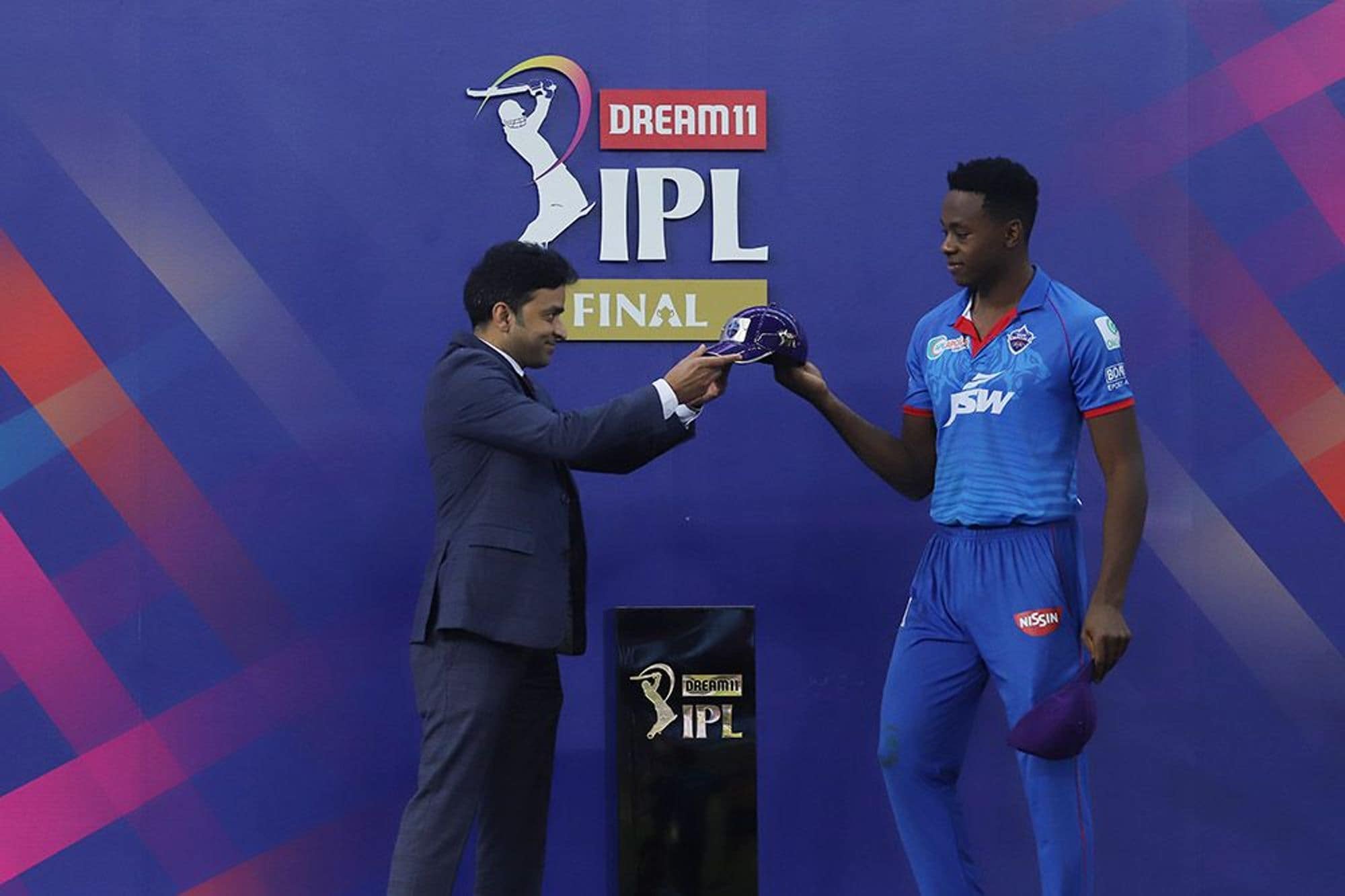 পার্পল ক্যাপ- কাগিসো রাবাদা (দিল্লি ক্যাপিটালস) ৷ নিয়েছেন ৩০টি উইকেট,ইকনমি রেট ৮.৩৪, গড়- ১৮.২৬ Photo Courtesy: IPL/BCCI পার্পল ক্যাপ- কাগিসো রাবাদা (দিল্লি ক্যাপিটালস) ৷ নিয়েছেন ৩০টি উইকেট,ইকনমি রেট ৮.৩৪, গড়- ১৮.২৬ Photo Courtesy: IPL/BCCI