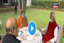 হাতে ধরে জন্মদিনের কেক কাটিয়ে আডবাণীকে খাইয়ে দিলেন নরেন্দ্র মোদি, দেখুন ভিডিও