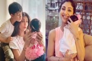৪৫ বছরে মা হয়েছেন, শিল্পার ছোট্ট মেয়ের মুখ এই প্রথমবার প্রকাশ্যে দেখা গেল
