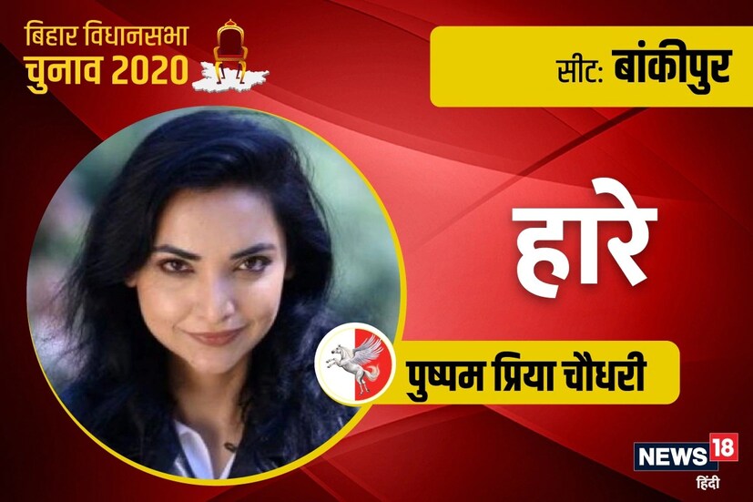 পুষ্পম প্রিয়া চৌধুরি: বিহার বিধানসভা নির্বাচনের জন্য বাকিঁপুর বিধানসভা আসনের গণনা শেষ হয়ে গিয়েছে ৷ এই আসনে বিজেপির নীতিন নবিন জয়ী হয়েছেন ৷ পরিবর্তনের প্রতিশ্রুতি দেওয়া পুষ্পম ভোট সংখ্যার হিসেবে তৃতীয় স্থান পেয়েছেন ৷ তিনি মাত্র ১৫০০ ভোট পেয়েছেন ৷ এই আসনে শত্রুঘ্ন সিনহার পুত্রকেও মাত দিয়েছেন নীতিন ৷ পুষ্পম প্রিয়া এই আসনের পাশাপাশি বিস্ফি আসন থেকেও দাঁড়িয়েছিলেন ৷ সেখানেও তিনি পরাজিত হয়েছিলেন ৷ শুধু তাই নয় নোটার থেকে আড়াই গুণ কম ভোট পেয়েছেন পুষ্পম ৷