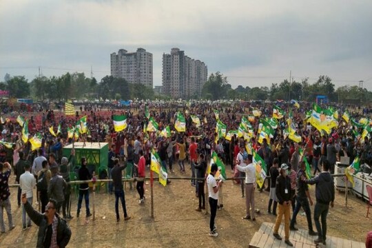 বিমল গুরুংয়ের সভামাঠ।