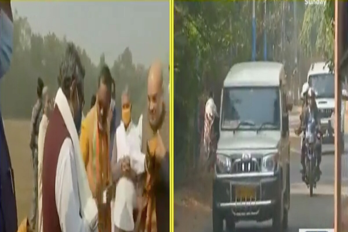 *সকাল ১০.১০: কলকাতার পাঁচতারা হোটেল থেকে কলকাতা বমানবন্দরের উদ্দেশ্যে রওনা। ১২:২০ মিনিটে তাঁর কপ্টার ওড়ার কথা থাকলে তার থেকে কিছুক্ষণ পরেই রওনা দেন বোলপুরের উদ্দেশ্যে। চপারে তাঁর সঙ্গে এসেছেন দিলীপ ঘোষ এবং অরবিন্দ মেনন। *সকাল ১০.১০: কলকাতার পাঁচতারা হোটেল থেকে কলকাতা বমানবন্দরের উদ্দেশ্যে রওনা। ১২:২০ মিনিটে তাঁর কপ্টার ওড়ার কথা থাকলে তার থেকে কিছুক্ষণ পরেই রওনা দেন বোলপুরের উদ্দেশ্যে। চপারে তাঁর সঙ্গে এসেছেন দিলীপ ঘোষ এবং অরবিন্দ মেনন।