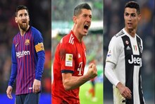মেসি-রোনাল্ডোকে টপকে ফুটবলের অস্কারে ফেভারিট লেওয়ানডস্কি
