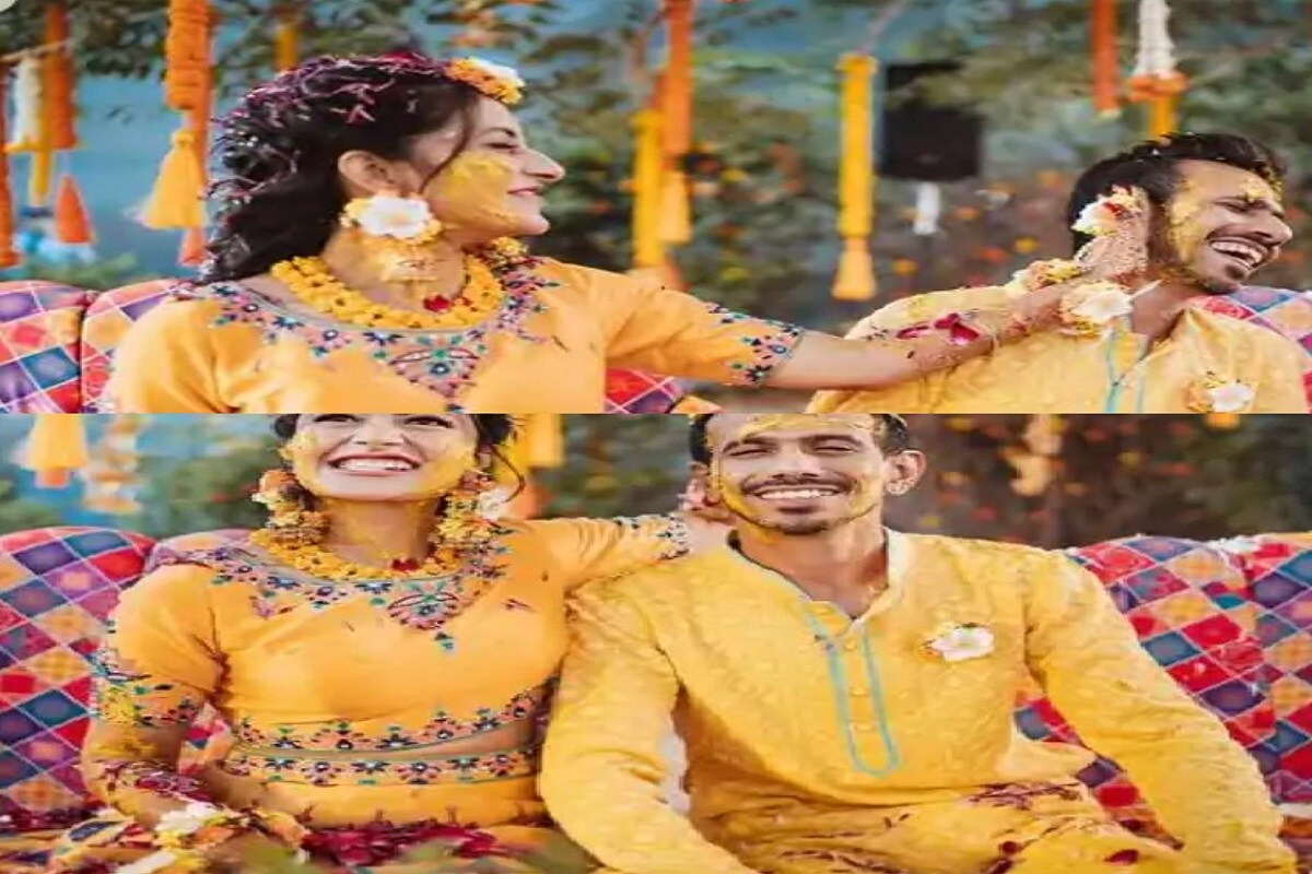 বিয়ের ছবি সেয়ার করার পরে চাহাল পাকাদেখা গায়ে হলুদ থেকে শুরু করে সঙ্গীতের ছবি সোশ্যাল মিডিয়ায় শেয়ার করেছেন ৷ ছবি শেয়ার করে লিখেছেন আমার রানির সঙ্গে পরিচয় করুন ৷ ছবি সৌজন্যে ইনস্টাগ্রাম ৷ বিয়ের ছবি সেয়ার করার পরে চাহাল পাকাদেখা গায়ে হলুদ থেকে শুরু করে সঙ্গীতের ছবি সোশ্যাল মিডিয়ায় শেয়ার করেছেন ৷ ছবি শেয়ার করে লিখেছেন আমার রানির সঙ্গে পরিচয় করুন ৷ ছবি সৌজন্যে ইনস্টাগ্রাম ৷