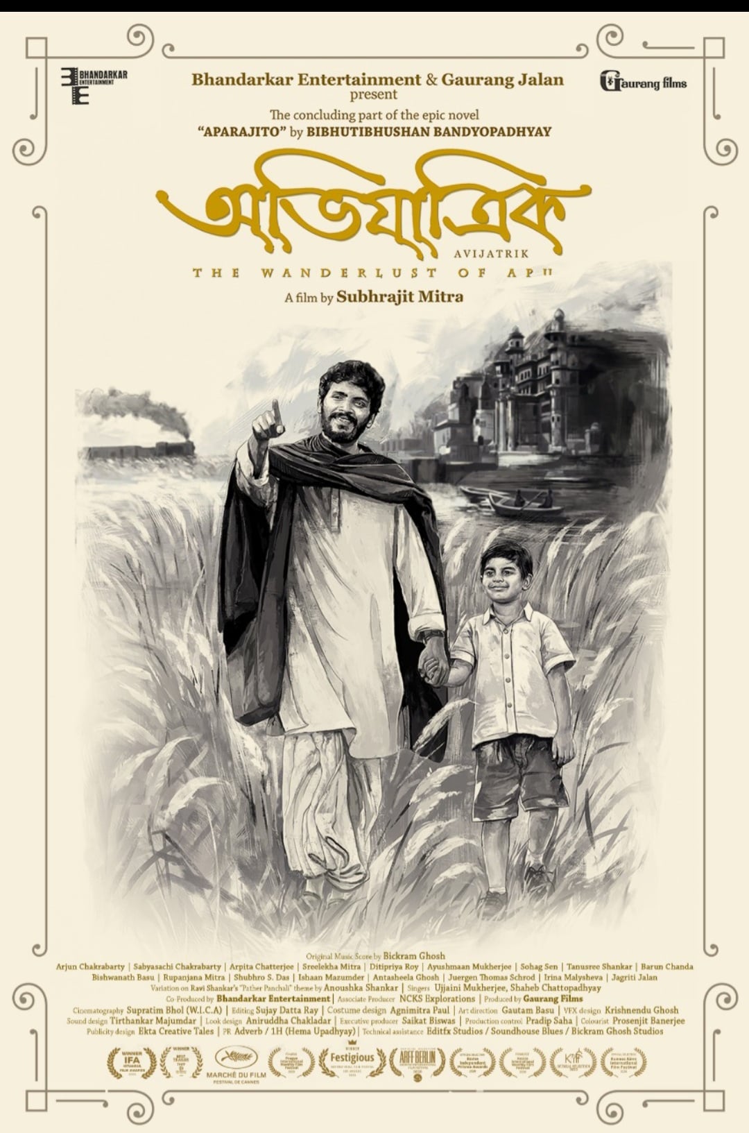 ছবির সঙ্গীত করেছেন বিক্রম ঘোষ এবং পোশাকের দায়িত্বে ছিলেন অগ্নিমিত্রা পল।পিরিয়ড ফিল্ম হওয়ার কারণে সঙ্গীত এবং পোশাজ করাটা ছিল বেশ চ্যালেঞ্জিং। এই বছর অনুষ্ঠিত iffi তেও এই ছবি প্যানোরমা সেকশনে নর্বাচিত ।তার আগে ২৬ কলকাতা ইন্টারন্যাশনাল ফিল্ম ফেস্টিভ্যালে আগামী ১১ ও ১৩ তারিখ দেখানো হবে 'অভিযাত্রিক'।আগামী বেশ কিছু ফেস্টিভাল ঘুরে, করোনা পরিস্থিতি দেখে তবেই এই ছবি মুক্তির সিদ্ধান্ত নেবেন প্রযোজক। ছবির সঙ্গীত করেছেন বিক্রম ঘোষ এবং পোশাকের দায়িত্বে ছিলেন অগ্নিমিত্রা পল।পিরিয়ড ফিল্ম হওয়ার কারণে সঙ্গীত এবং পোশাজ করাটা ছিল বেশ চ্যালেঞ্জিং। এই বছর অনুষ্ঠিত iffi তেও এই ছবি প্যানোরমা সেকশনে নর্বাচিত ।তার আগে ২৬ কলকাতা ইন্টারন্যাশনাল ফিল্ম ফেস্টিভ্যালে আগামী ১১ ও ১৩ তারিখ দেখানো হবে 'অভিযাত্রিক'।আগামী বেশ কিছু ফেস্টিভাল ঘুরে, করোনা পরিস্থিতি দেখে তবেই এই ছবি মুক্তির সিদ্ধান্ত নেবেন প্রযোজক।