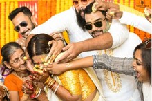 হাতে শাঁখা-পলা...হলুদ লাগল গায়ে, সাদা শাড়ি-পাঞ্জাবীতে সাজলেন ইমন-নীলাঞ্জন