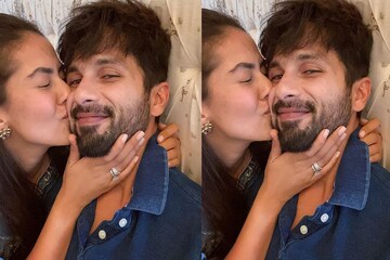 Shahid-Mira Kapoor: শাহিদ কাপুরের জন্মদিনে চুমুতে গাল ভরিয়ে দিলেন স্ত্রী মীরা