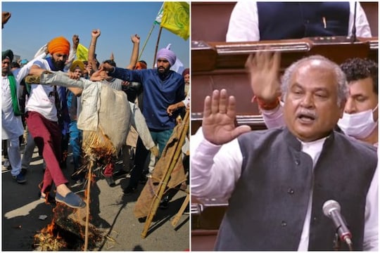 Farm Laws Fine but Protests are Wrong says Agriculture Minister Narendra Singh Tomar Tells Rajya Sabha Farmers Are Being Provoked