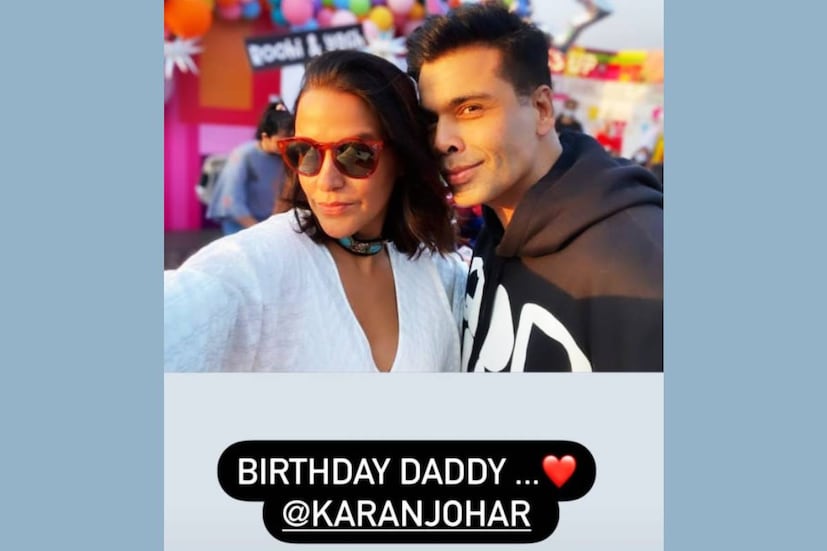 জন্মদিনের পার্টিতে উপস্থিত ছিলেন নেহা ধূপিয়া এবং অঙ্গদ বেদী সহ তাঁদের একমাত্র কন্যা মেহের। নেহা নিজের ইনস্টাগ্রাম হ্যান্ডলে শেয়ার করেছেন ছবি। (ইনস্টাগ্রাম ছবি: নেহা ধূপিয়া)