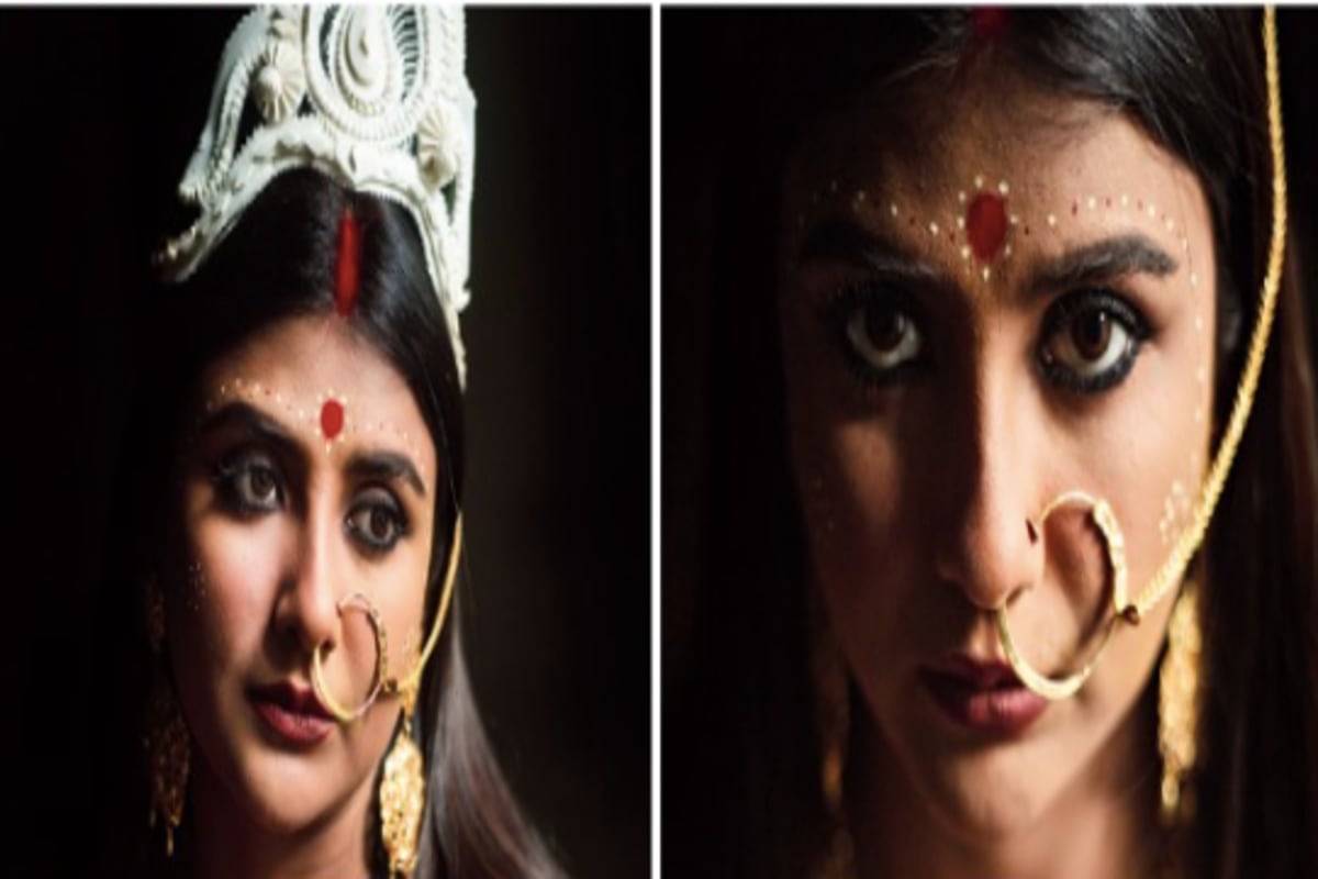 *টুকটুকে লাল শাড়ি, সিঁথি ভর্তি সিঁদুর, কপালে সযত্নে আঁকা চন্দনের কলকা, লাল টিপ, গা ভর্তি সোনার সাবেকি গয়না, চোখে মোটা কাজল, নাকে ঝোলা নথ... এক্কেবারে কনের বেশে অভিনেত্রী পার্নো মিত্র। ছবি: ইনস্টাগ্রাম। *টুকটুকে লাল শাড়ি, সিঁথি ভর্তি সিঁদুর, কপালে সযত্নে আঁকা চন্দনের কলকা, লাল টিপ, গা ভর্তি সোনার সাবেকি গয়না, চোখে মোটা কাজল, নাকে ঝোলা নথ... এক্কেবারে কনের বেশে অভিনেত্রী পার্নো মিত্র। ছবি: ইনস্টাগ্রাম।