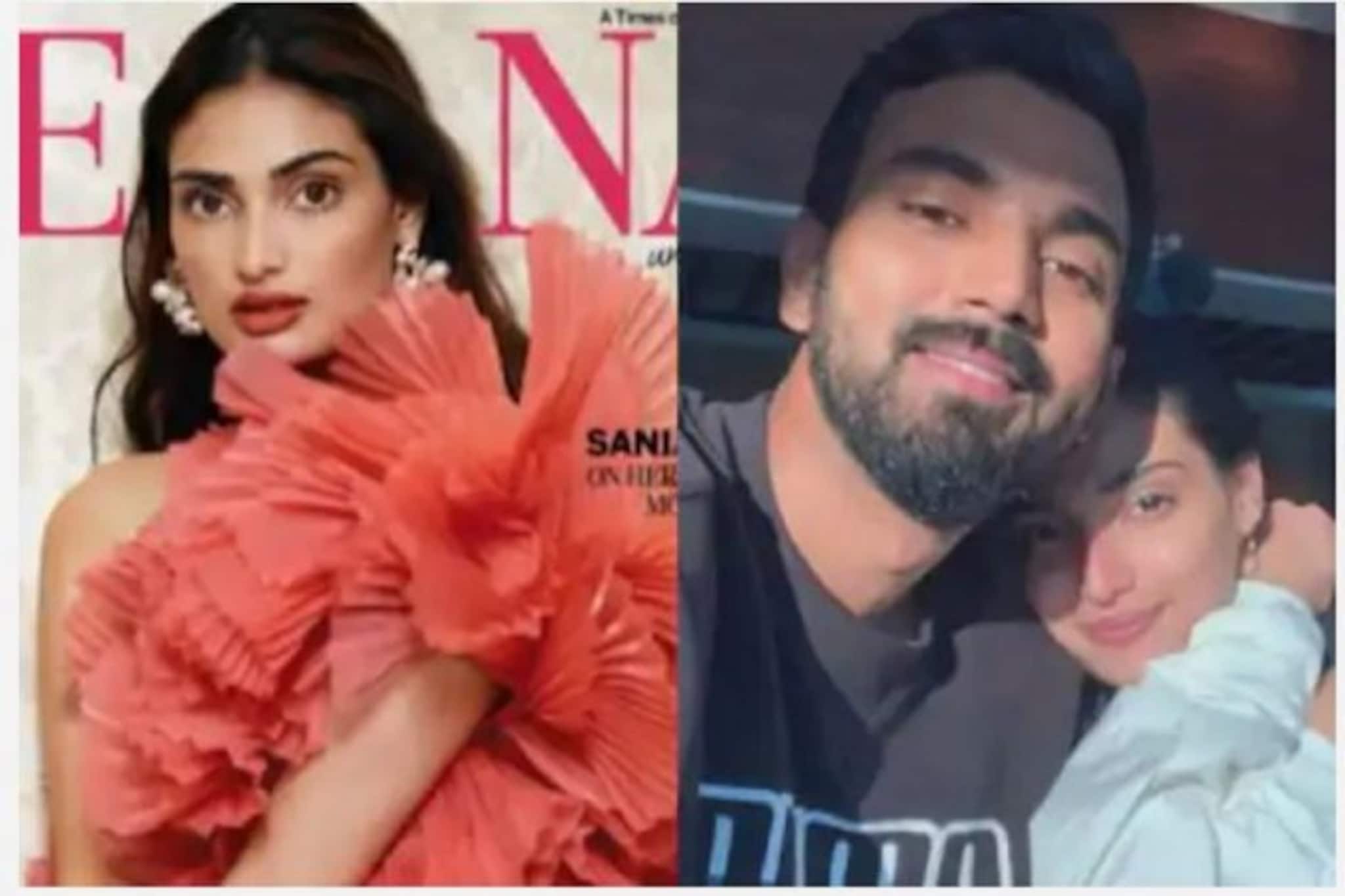 কোরাল পিঙ্ক গাউনে অপরূপা আথিয়া, আদরে ভরিয়ে দিলেন কে এল রাহুল