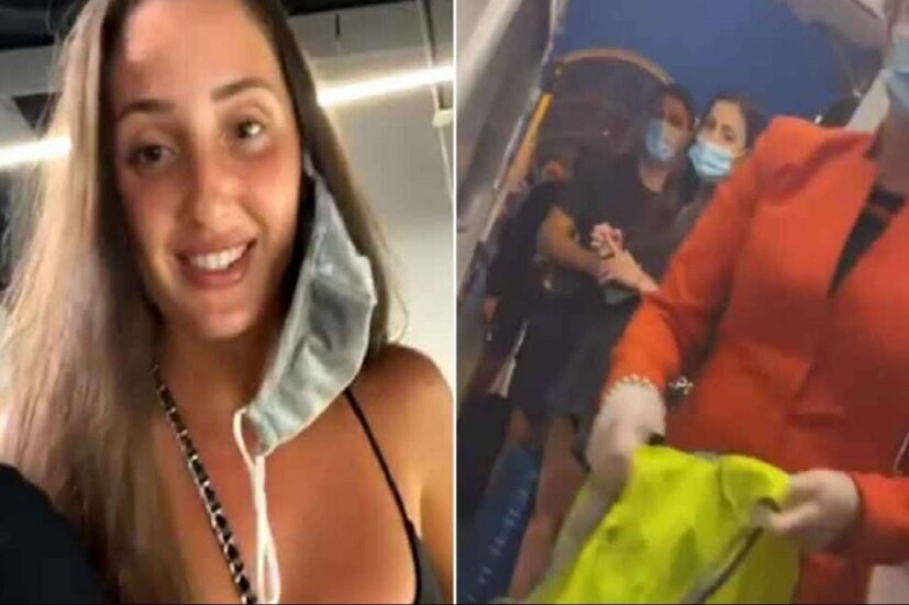 ইসাবেলাকে ফ্লাইটে যাত্রা করতে দিতে অস্বীকার করেন এক ফ্লাইট অ্যাটেটডেন্ট৷ তাঁর দাবি অনুযায়ি ইসাবেলার পরণের টপটি খুবই ছোট্ট! তাঁর ক্রপটপটি এতটা ছোট এই কথা শুনে প্রচণ্ড রেগে যান ইসাবেলা৷ Photo Courtesy- Isabelle Eleanore/Instagram 