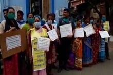 কোডিভ যোদ্ধা হয়েও পাচ্ছেন না যোগ্য় সম্মান-বেতন!বিক্ষোভ অস্থায়ী ঠিকা কর্মীদের