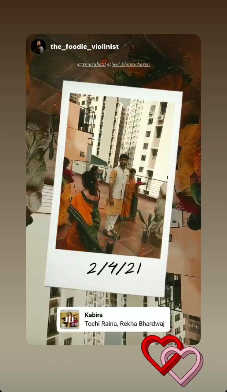 *ইতিমধ্যেই শুরু হয়ে গিয়েছে গায়ে হলুদ পর্ব। রূপকথার নায়ক-নায়িকার মতো সেজেছেন দু'জনে। ছবি: ইনস্টাগ্রাম। *ইতিমধ্যেই শুরু হয়ে গিয়েছে গায়ে হলুদ পর্ব। রূপকথার নায়ক-নায়িকার মতো সেজেছেন দু'জনে। ছবি: ইনস্টাগ্রাম।